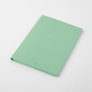 Midori A5 RING Notebook Color Dot Grid - Green