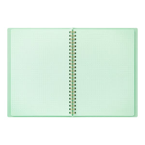 Midori A5 RING Notebook Color Dot Grid - Green