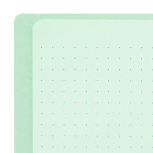 Midori A5 RING Notebook Color Dot Grid - Green