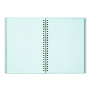 Midori A5 RING Notebook Color Dot Grid - Blue