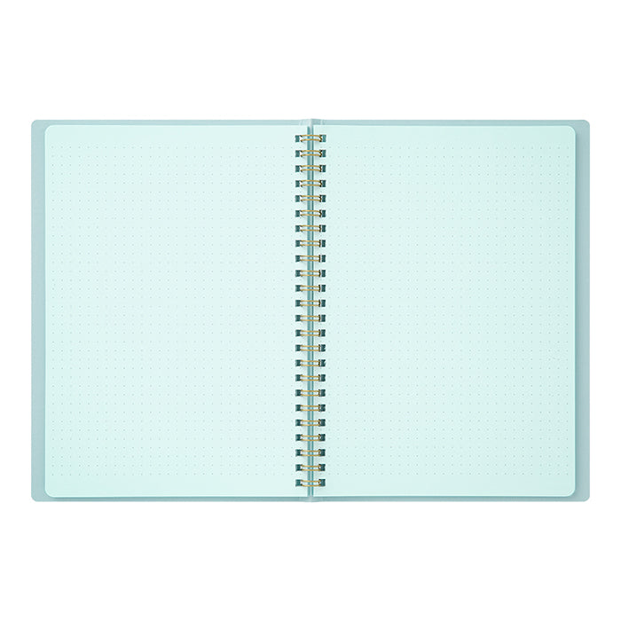 Midori A5 RING Notebook Color Dot Grid - Blue