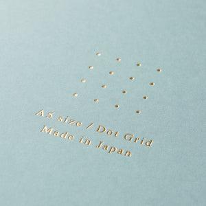 Midori A5 RING Notebook Color Dot Grid - Blue