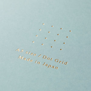 Midori A5 RING Notebook Color Dot Grid - Blue