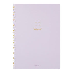 Midori A5 RING Notebook Color Dot Grid - Purple