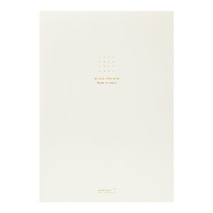 Midori A5 Color Dot Grid Paper Pad - White