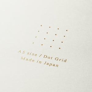 Midori A5 Color Dot Grid Paper Pad - White