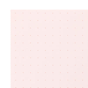 Midori A5 Color Dot Grid Paper Pad - Pink