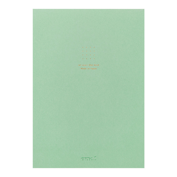 Midori A5 Color Dot Grid Paper Pad - Green