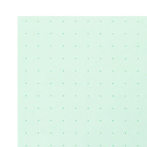 Midori A5 Color Dot Grid Paper Pad - Green