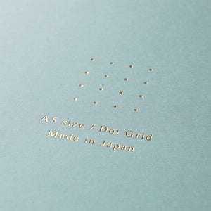 Midori A5 Color Dot Grid Paper Pad - Blue