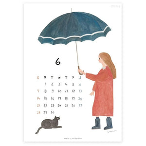 Cozyca x Necktie 2026 Wall Calendar