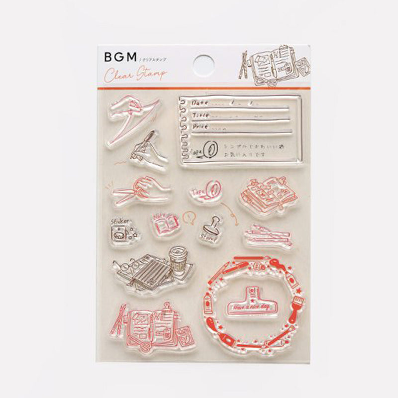 BGM Polymer Stamp Set - Stationery