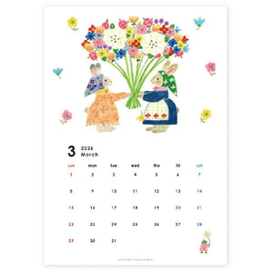 Cozyca x Aiko Fukawa 2026 Wall Calendar