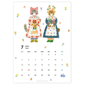 Cozyca x Aiko Fukawa 2026 Wall Calendar