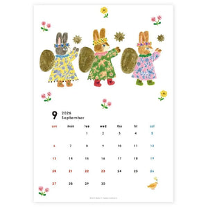 Cozyca x Aiko Fukawa 2026 Wall Calendar