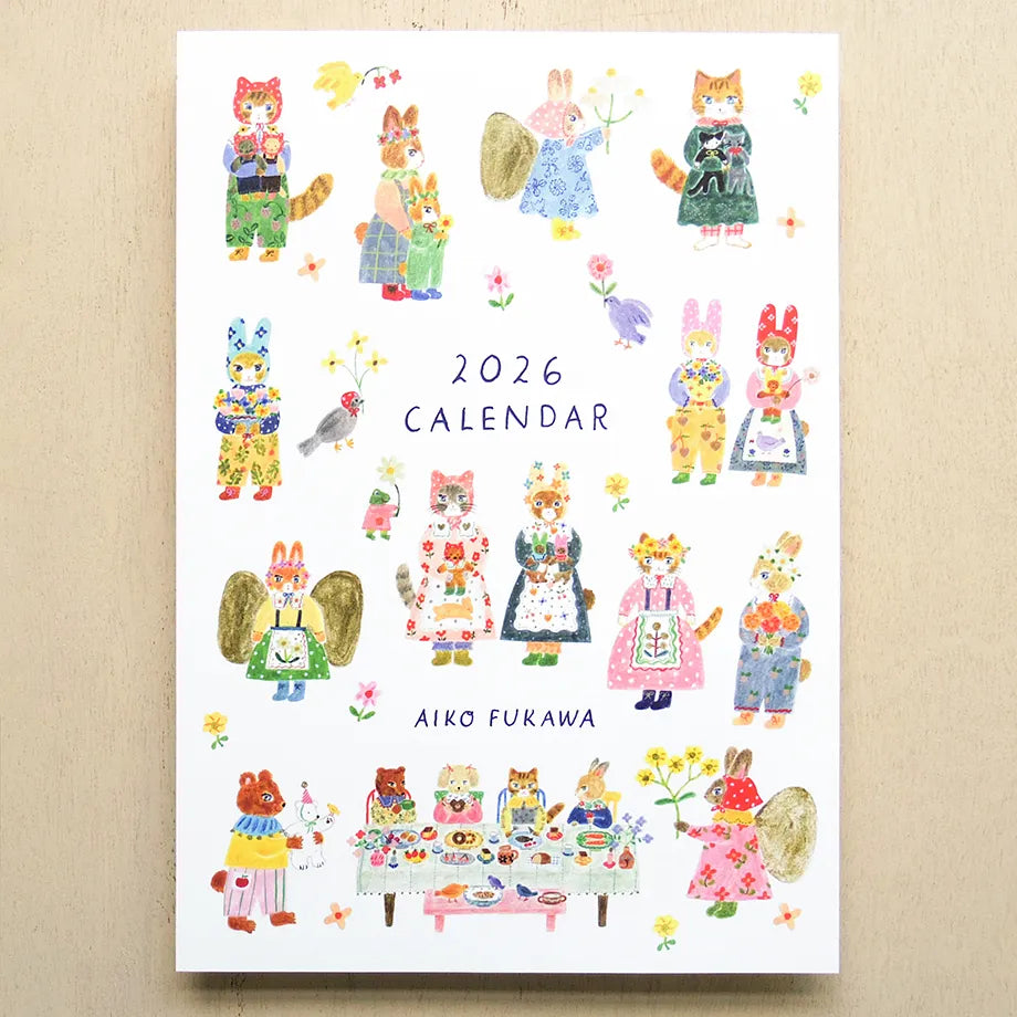 Cozyca x Aiko Fukawa 2026 Wall Calendar