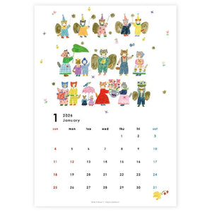Cozyca x Aiko Fukawa 2026 Wall Calendar