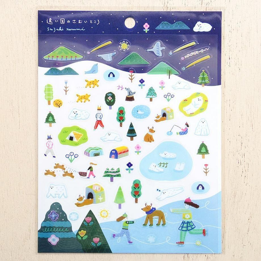 Cozyca x Suzuki Narumi Sticker Seals - 22984 Faraway, Cold Country