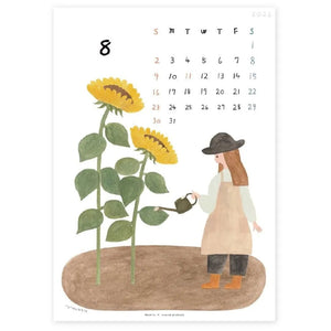 Cozyca x Necktie 2026 Wall Calendar