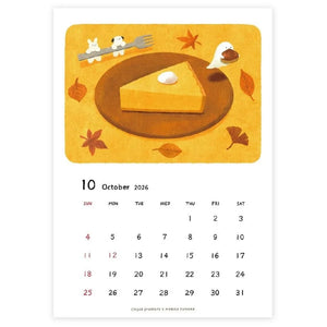 Cozyca x Mariko Fukuoka 2026 Wall Calendar