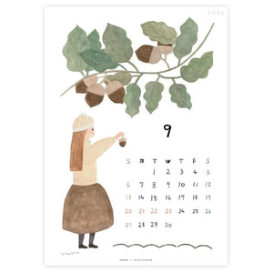 Cozyca x Necktie 2026 Wall Calendar
