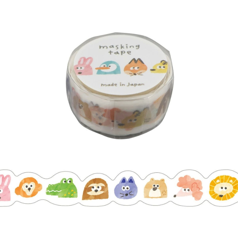 Mind Wave Vivid Color Die Cut Masking Tape - 95526 Animals