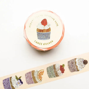 Cozyca Foil Masking Tape - 3 o'clock Snack (21-030)