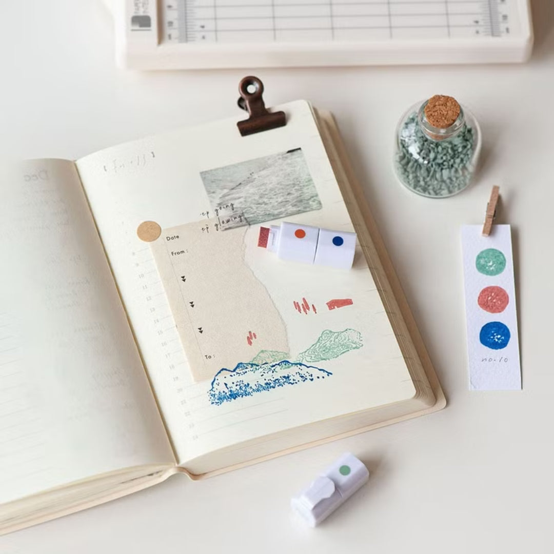 MU Inky Pen 3 Color Ink Pad - Aged Scroll Hue 010