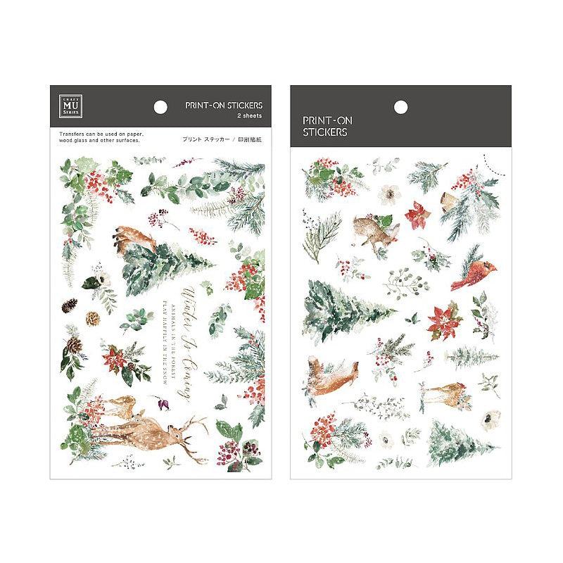 MU Print On Sticker Transfer - Ltd. Edition Christmas BPOPX-001019