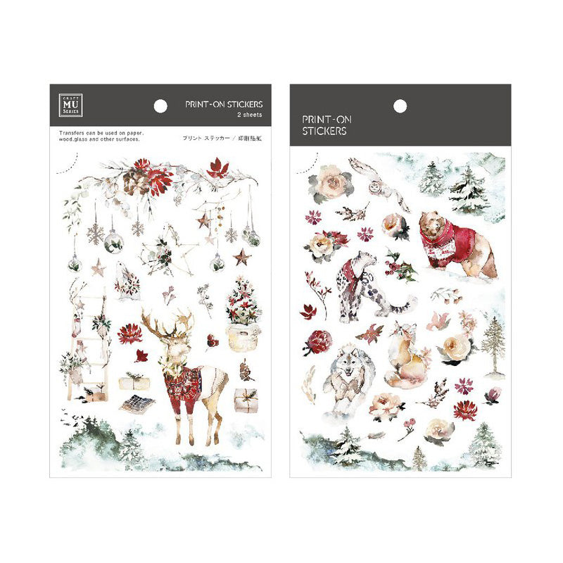 MU Print On Sticker Transfer - Ltd. Edition Christmas BPOPX-001010