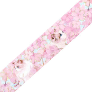 BGM Washi Tape Flowers and Cats - Blossom