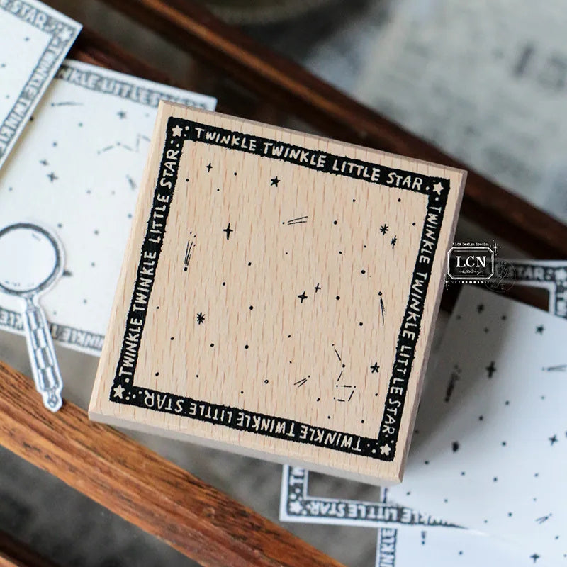 PRE ORDER LCN Rubber Stamp - Twinkle Stars
