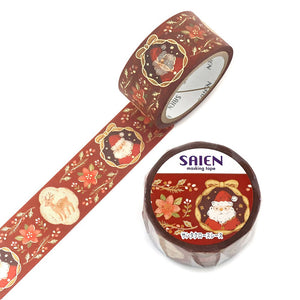 Saien Washi Tape Christmas Ltd. Edition - Santa Claus