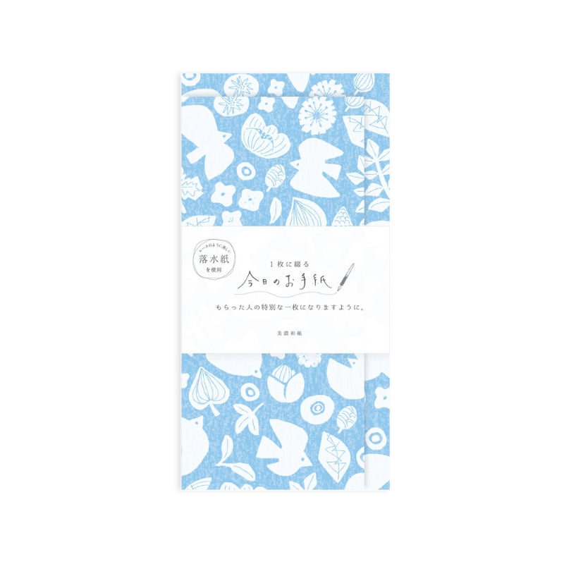 Furukawa Today's Letter Set - Blue Sky Bird LIK8