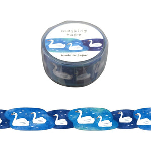 Mind Wave Vivid Color Die Cut Masking Tape - 95525 Swan