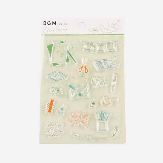 BGM Polymer Stamp Set - Letter