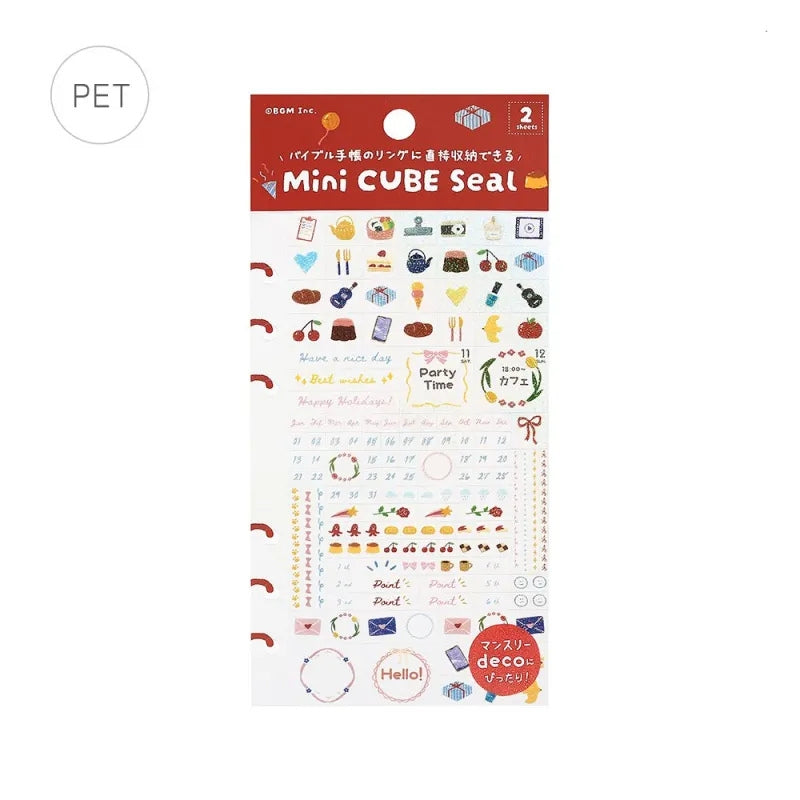 BGM Mini Cube Sticker - Pencil Drawing BS-MC006