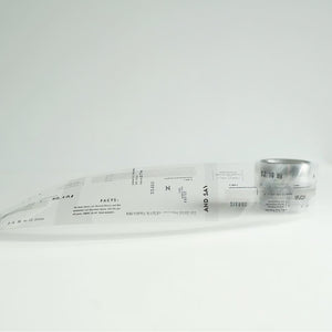 Yohaku Clear Tape - P-004 Seal Grey