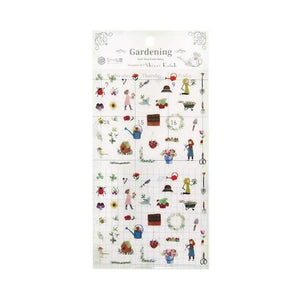 Shinzi Katoh Clear Sticker Sheet - Gardening