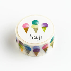 Mizushima Sanji Masking Tape - Ice Cream MTSJ-IC