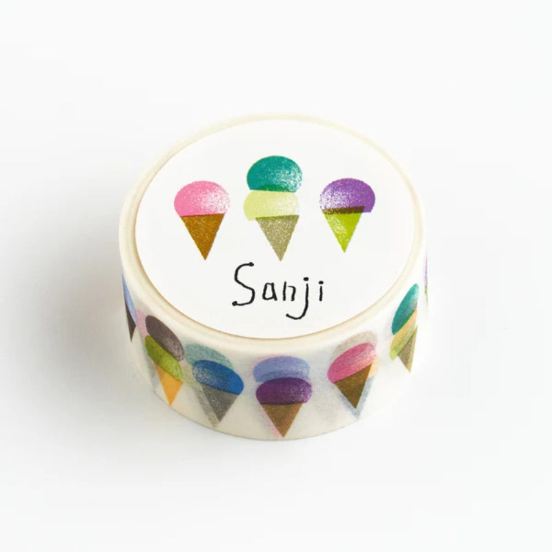 Mizushima Sanji Masking Tape - Ice Cream MTSJ-IC