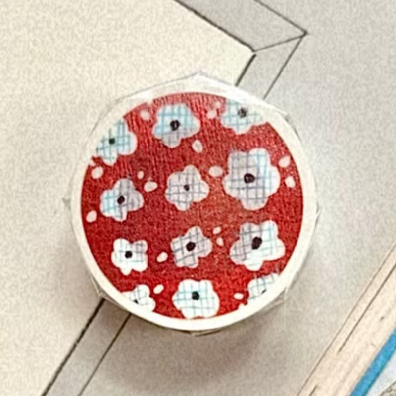 Pion - 2.5cm Die Cut Stickers Washi Tape - Coaster