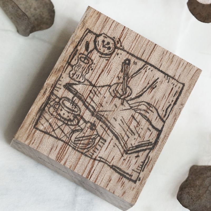 BMP Pages of Me Rubber Stamps - Scribbles (Framed) - Paper Plus Cloth