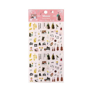 Shinzi Katoh Clear Sticker Sheet - Music