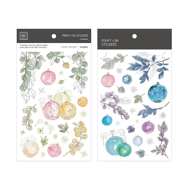 MU Print On Sticker Transfer - Ltd. Edition Christmas BPOPX-001021