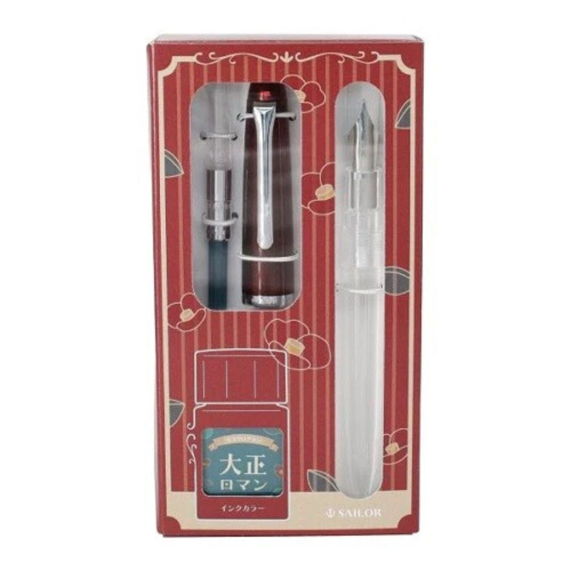 Sailor Profit Junior + 10 Retro MF Fountain Pen Set - Taisho Roman