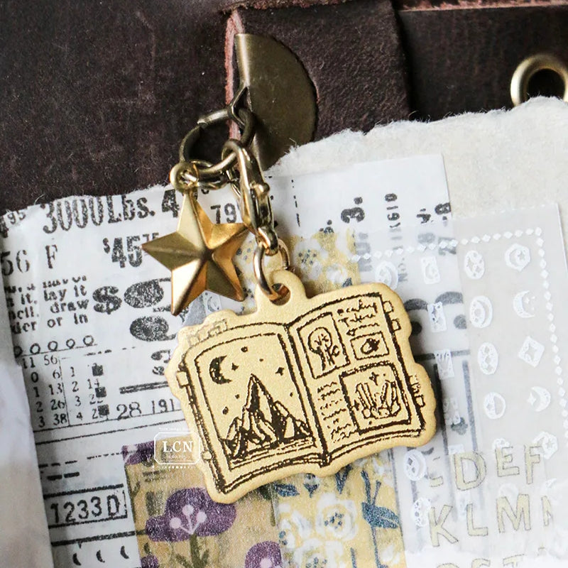 PRE ORDER LCN Brass Charm - Journal G00138