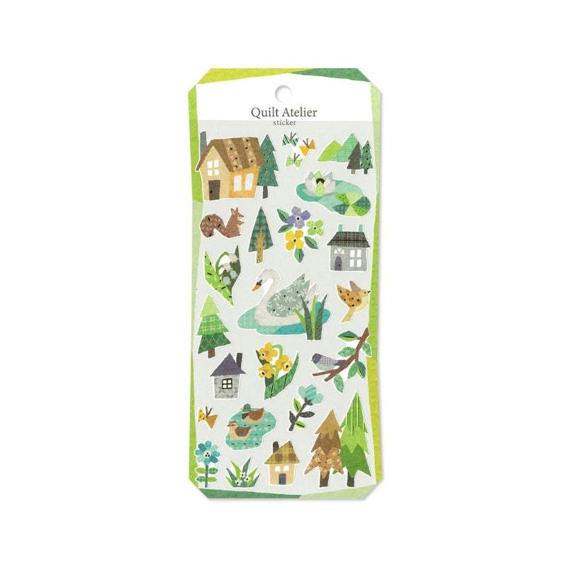 Mind Wave Quilt Atelier Sticker - A House Near the Lakeside 82423