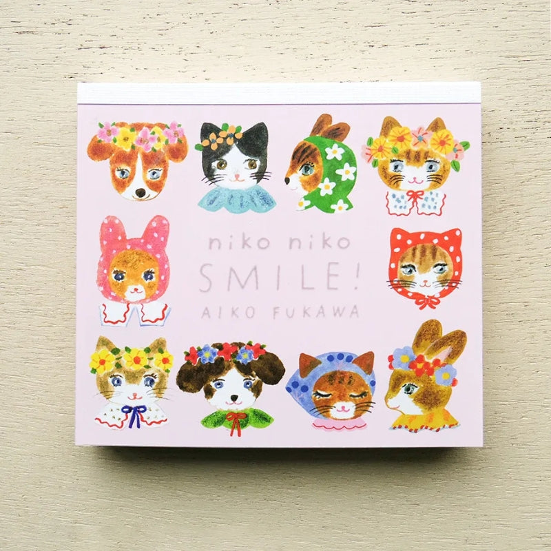 Cozyca x Aiko Fukawa Memo Block - Niko Niko Smile (22-940)