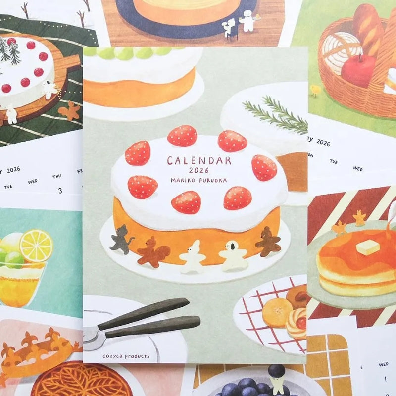 Cozyca x Mariko Fukuoka 2026 Wall Calendar